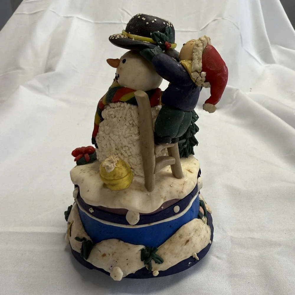 Frosty The Snowman Music Box‎ By Home For The Holidays Wind Up Works Vintage